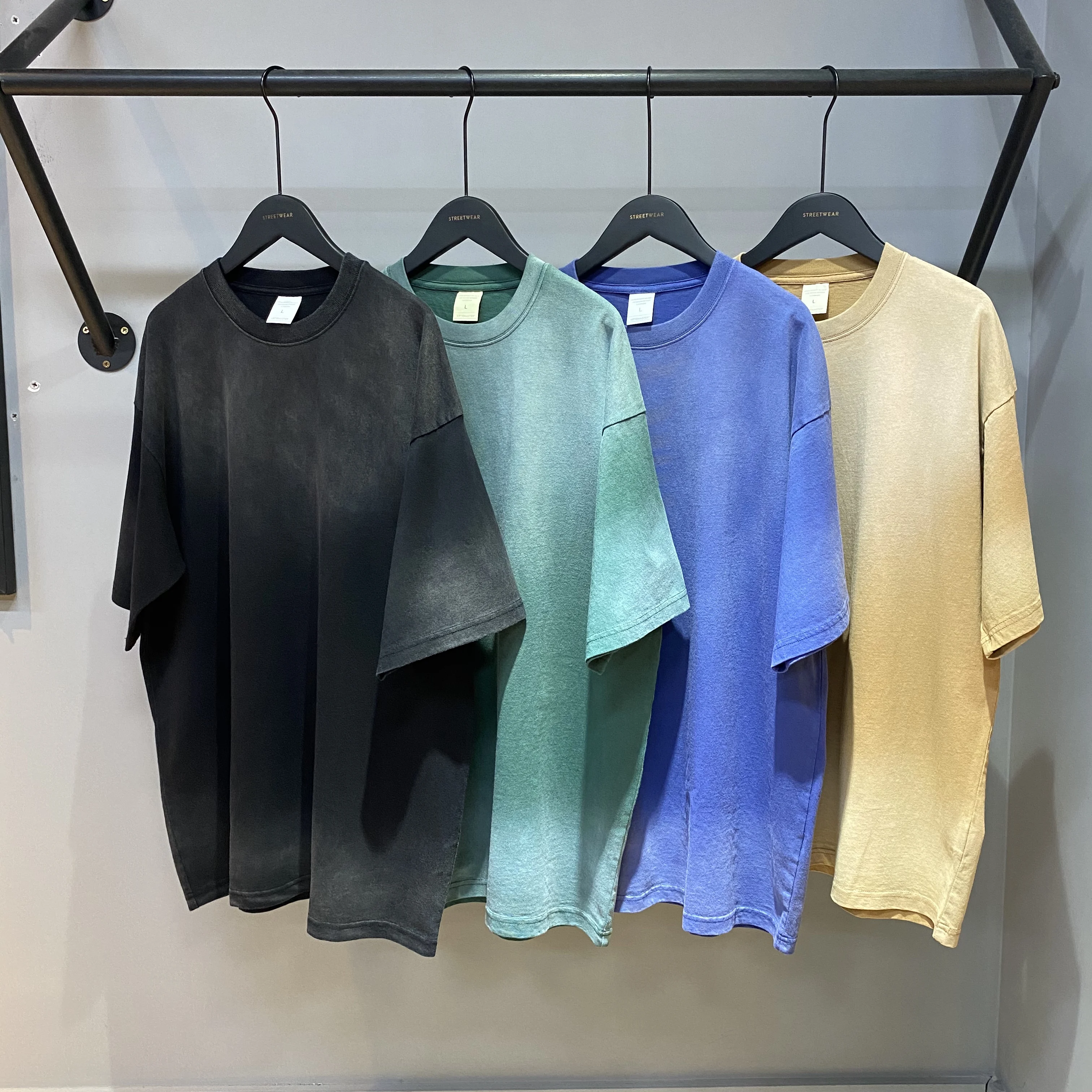 

Vintage T-shirt Oversize Hip Hop 100% Cotton Retro Washed Top Tee Men/Women Streetwear Summer Loose Short Sleeve Tshirt Clothing