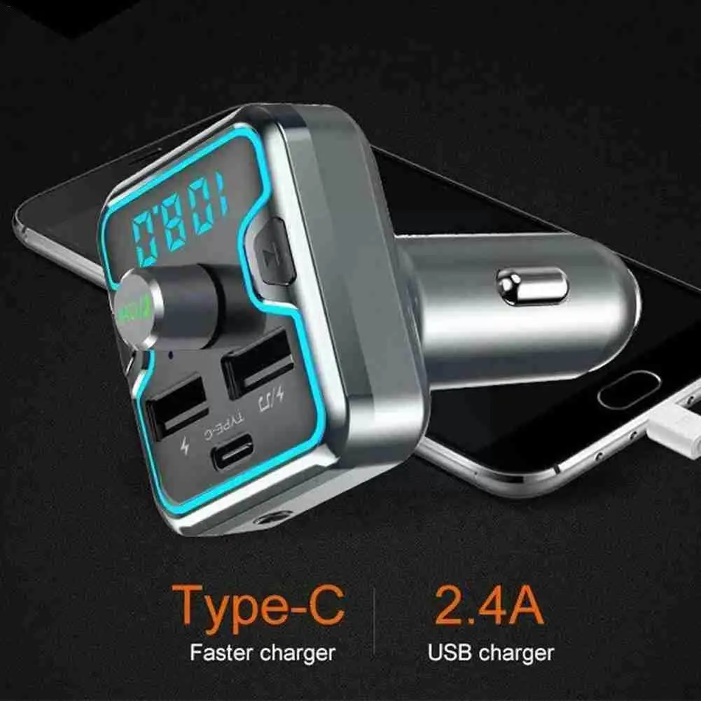 

FM-радио Bluetooth USB передатчик автомобильный цифровой дисплей Автомобильный комплект вызовов Громкая связь Bluetooth Y9G8