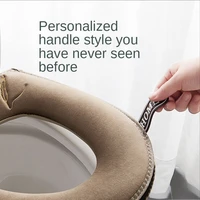 lkkcher universal plush toilet cushion household warm soft thicken toilet seat cover winter waterproof wc mat bathroom products