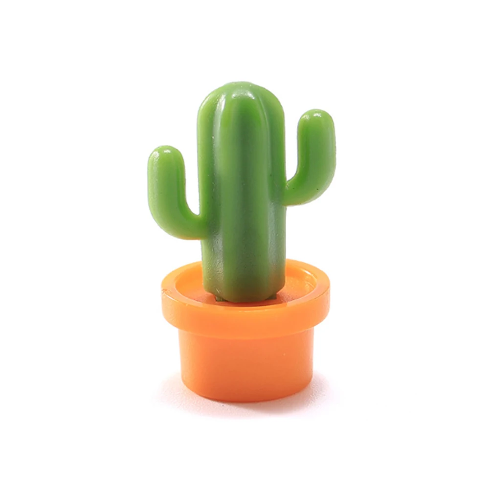 6 шт./лот забавные магниты на холодильник с мультяшными растениями наклейки