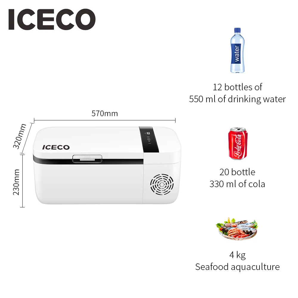 ICECO GO12 портативный холодильник косметический мини для макияжа 12 в 8 л/13 5 кварт DC