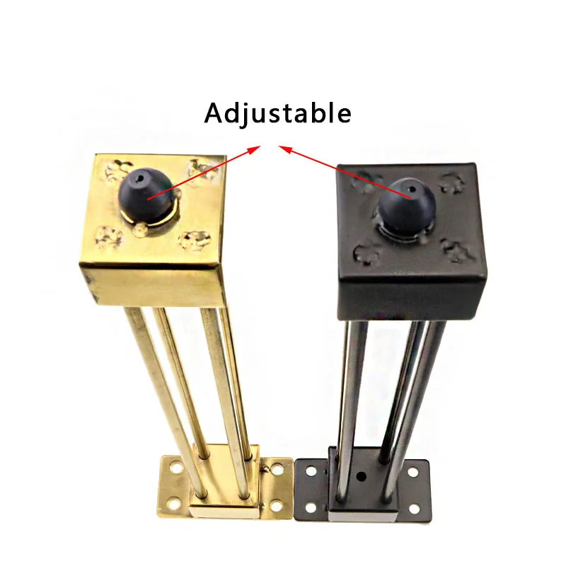 

1/2PCS Stainless Steel Furniture Sofa Cabinet Foot Metal Foot Bathroom Cabinet Leg Tea Table Support Leg Hardware Accessories