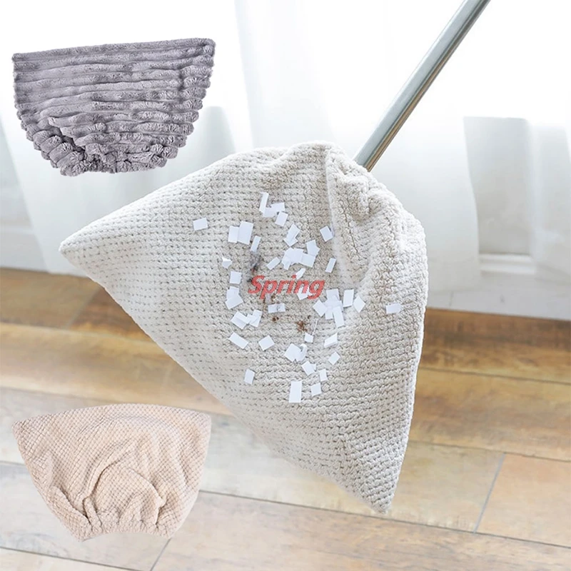 

Hot 1PC New Floor Mop Pad Cleaning Cloth Cover Replacement Flannel Mop Cloth Broom Cover