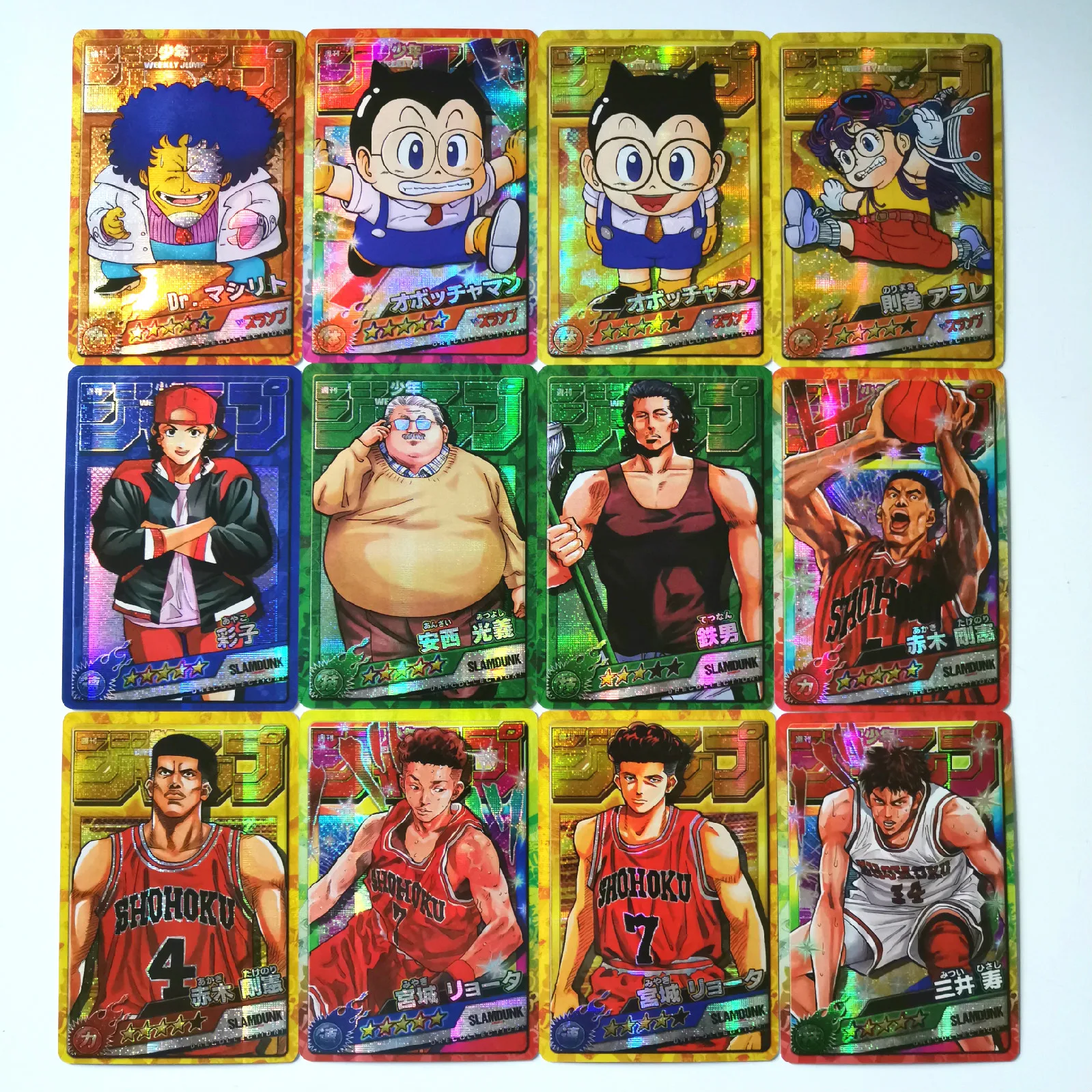 55 шт./компл. Jump Force 50th SLAM DUNK YuYu Hakusho Arale юбилейные игрушки хобби Хобби Коллекционные вещи игровая коллекция карт