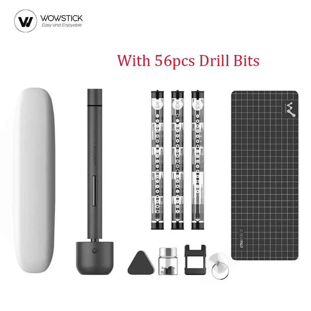 XIAOMI Wowstick 1F Pro мини электрическая отвертка перезаряжаемый беспроводной шуруповерт с светодиодный светильник литиевая батарея