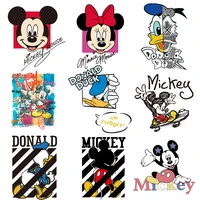 mickey mouse patches for clothing heat transfer stickers for t shirt iron on patches for clothes for boys girls kawaii custom