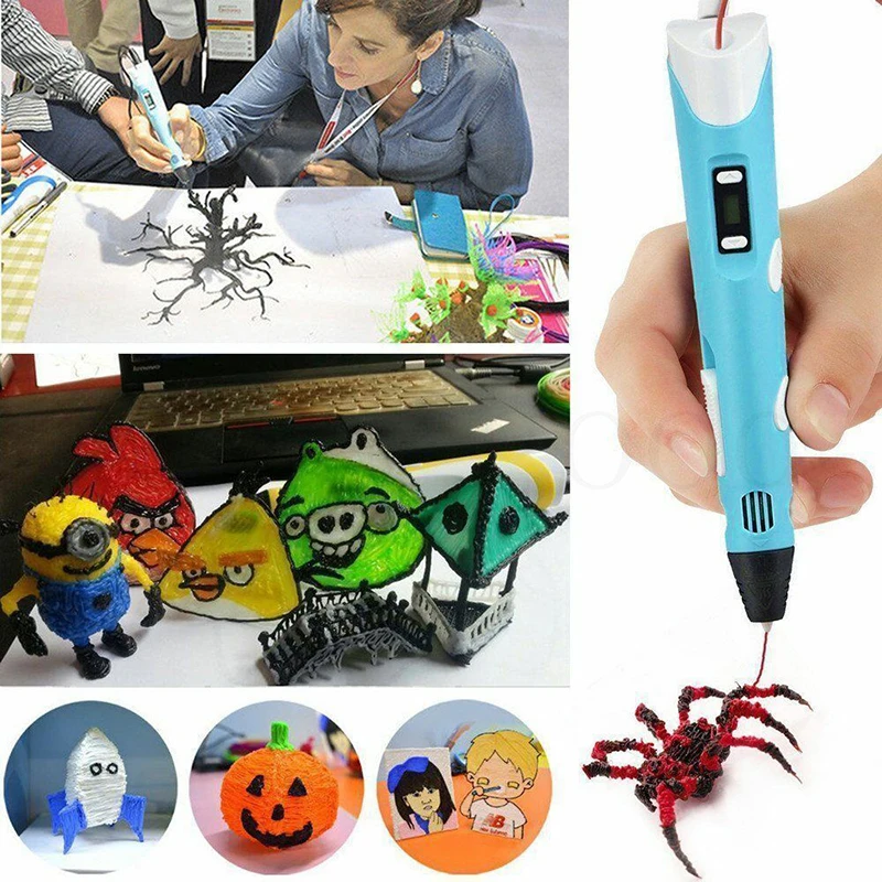 

3D Doodle Drawing Printing Pen Home Children Educational Painting DIY Handmade LCD Screen Painting Pen Painting Equipments