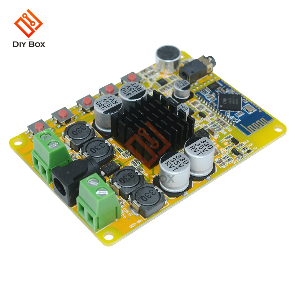 

TDA7492 Bluetooth 4.0 power Amplifier Board module 2x50W High Power DC 10-25V Audio Stereo AMP sound amplifier board Support AUX