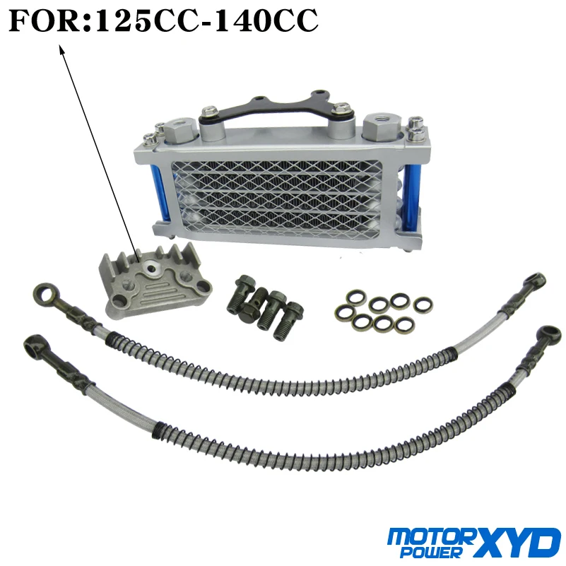 Охлаждающий радиатор для мотоцикла комплект масляного радиатора 50 70 90 110 125 140cc
