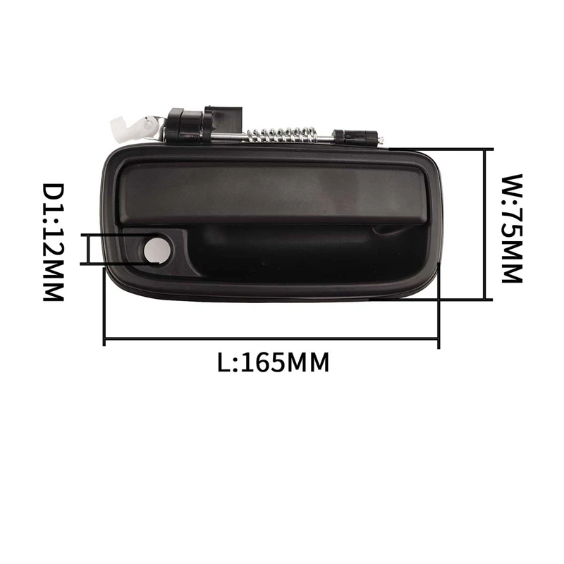 Pair Outside Exterior Door Handle for Toyota Tacoma 1995-2004 Front Driver &amp Passenger Side 6922035020 6921035020 | Автомобили и