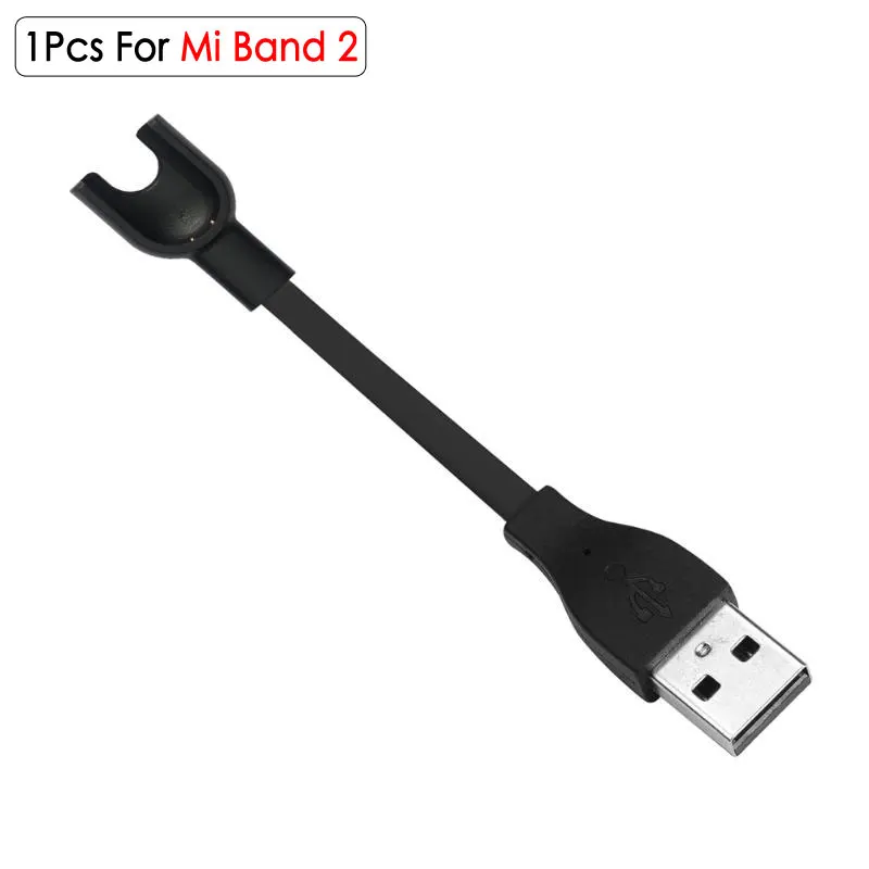 ALLOYSEED USB зарядное устройство кабель для Xiaomi Mi Band 4 3 2 умный Браслет USB зарядная док-станция адаптер для Miband 2 3 4 - Цвет: 1Pcs For Mi Band 2