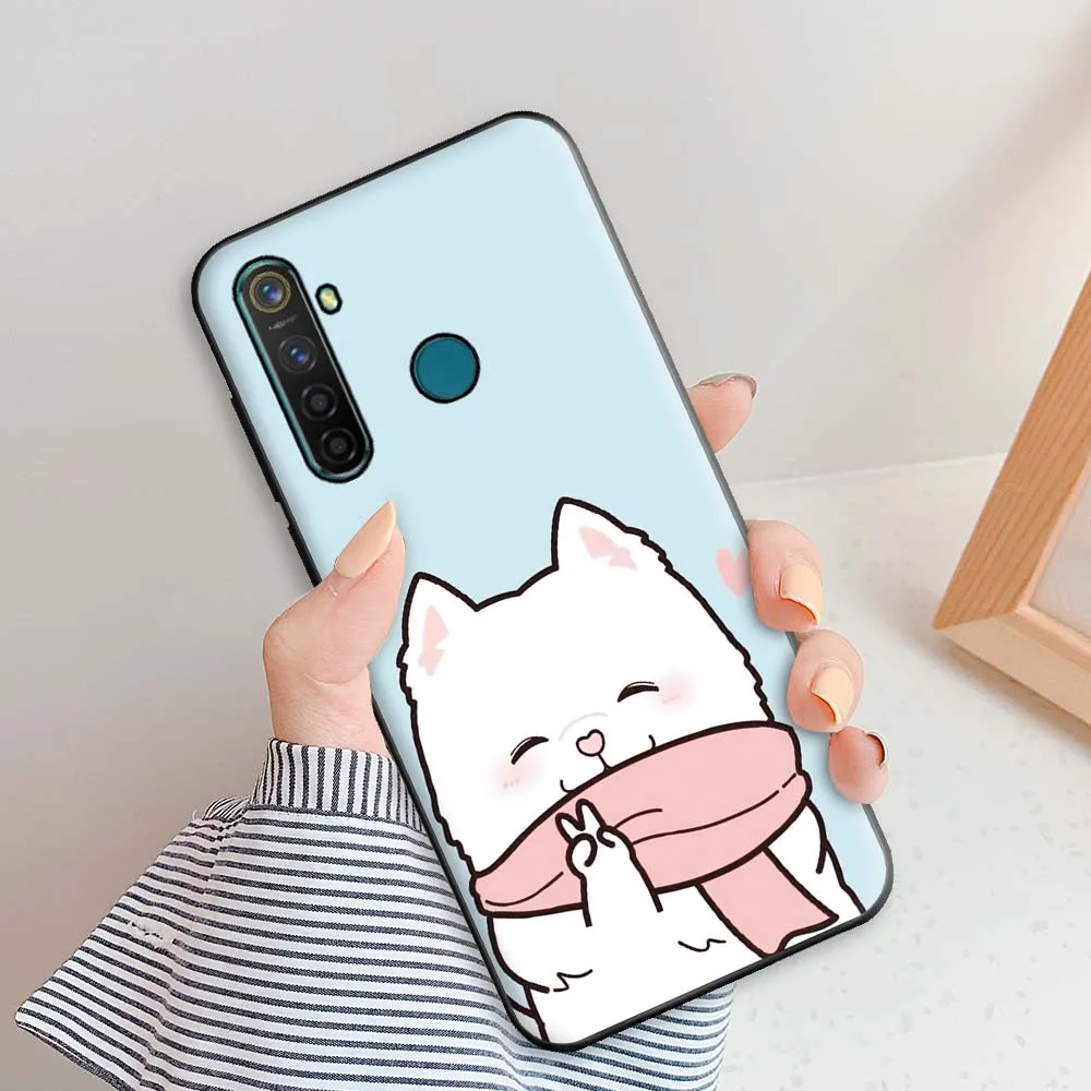 Чехол для Realme 5 Pro чехол OPPO Q Cool телефона силиконовый мягкий из ТПУ | Мобильные