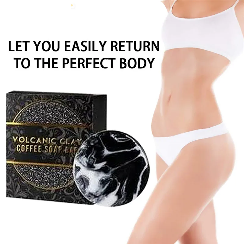 Кофейное мыло из вулканической глины для глубокого очищения натуральное