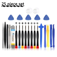 25 in 1 mobile phone repair tools kit spudger pry opening tool screwdriver set for iphone x 8 7 6s 6 plus 11 pro xs hand tools