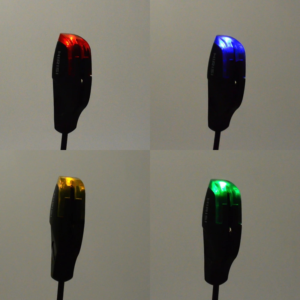 Karpia Alarm wędkarski Swingers LED lampka ostrzegawcza zdejmowana podstawa siedzenia dla Alarm wędkarski s wskaźnik ugryzienia B2011