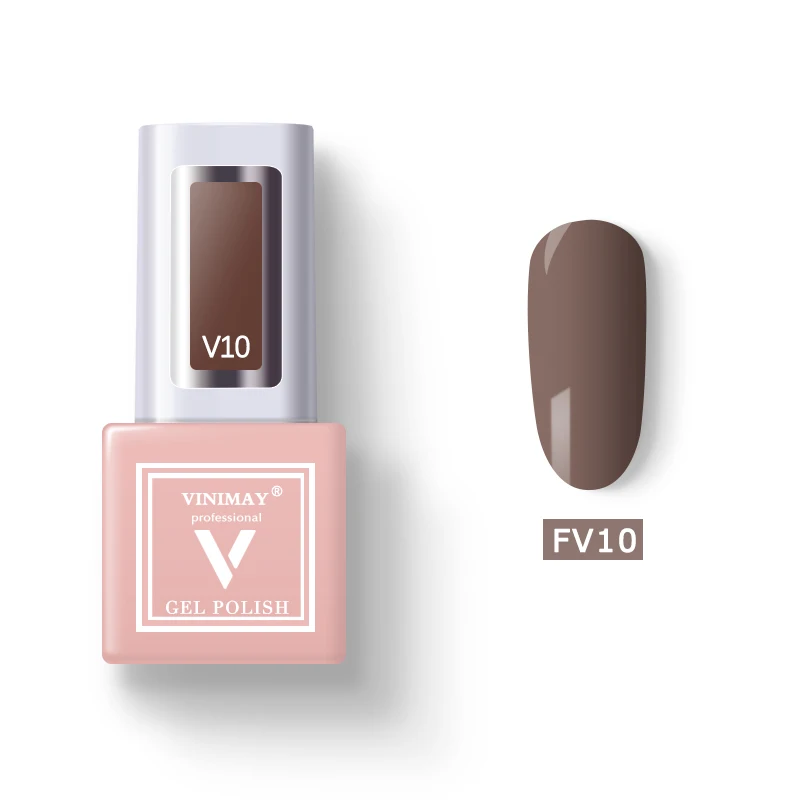 FV10 VINIMAY 60 Цветной Гель-лак для ногтей vernis полуперманентный УФ-гель лак-праймер впитывающий Гель-лак для ногтей Полировочный Гель для маникюра - Цвет: FV10