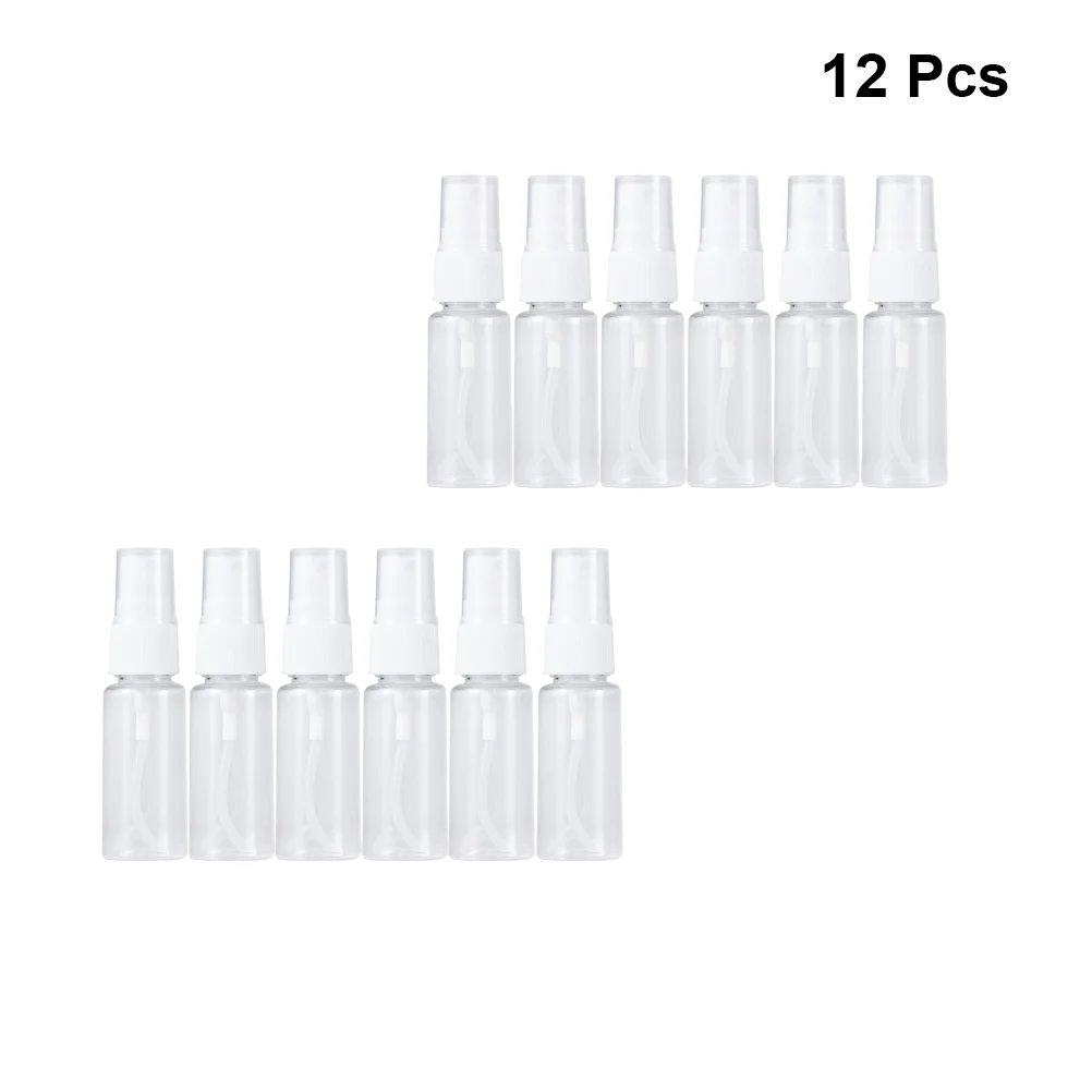 

12Pcs 60ml Transparent Spray Bottle Makeup Bottles Press Pump Bottle Subpackaging Bottles