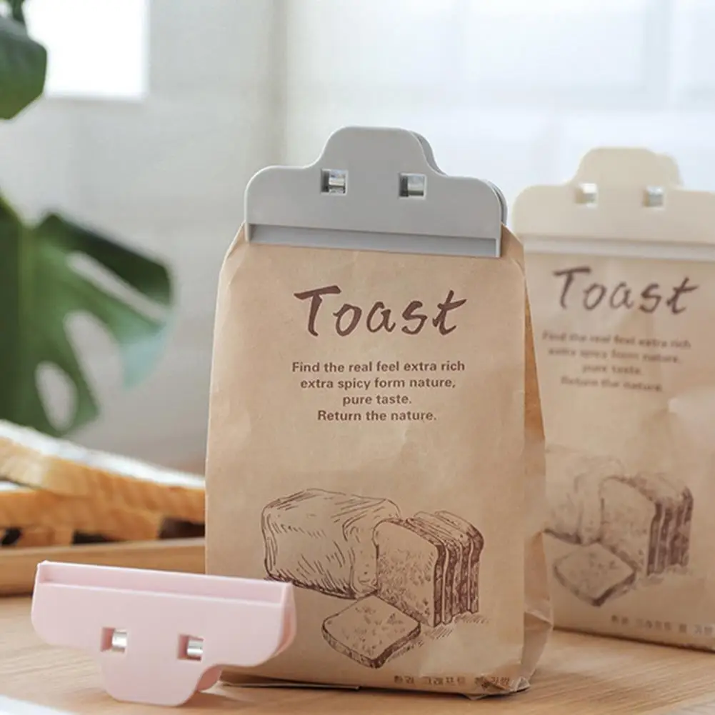 

Легкие 10 шт. отличные зажимы для упаковки приправ пластиковые зажимы для пищевых пакетов долговечные для домашнего хозяйства