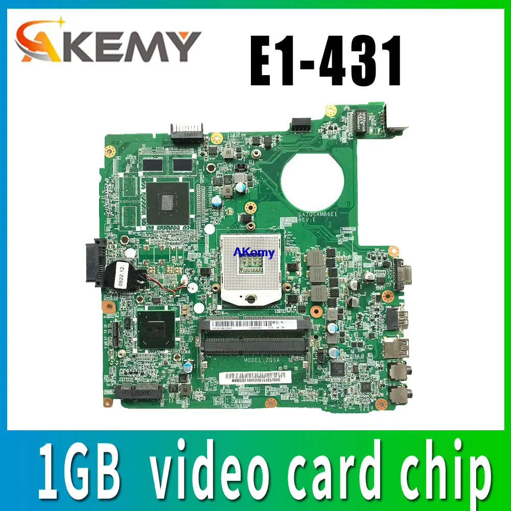 Материнская плата для ноутбука For Acer E1 431 471 DAZQSAMB6F1 DAZQSAMB6E0 w/1 GB чип
