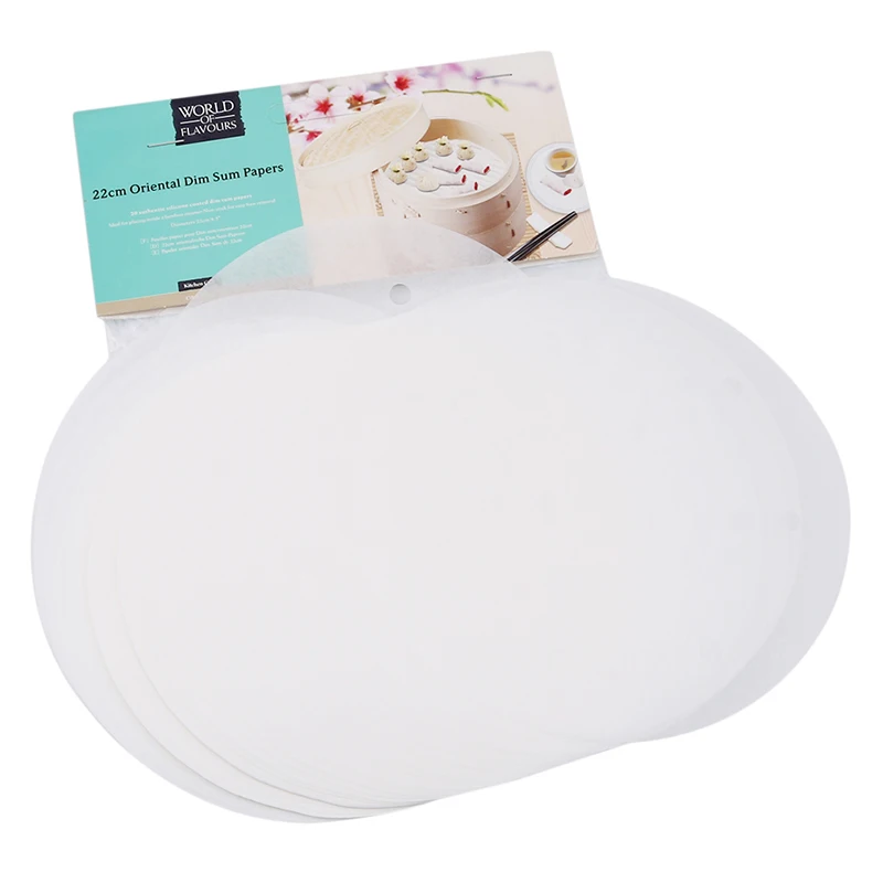 

6/7/8 Inches Bamboo Steamer Practical Cooking Paper Dim Sum Paper Non Stick Restaurant Kitchen Under Steam Mat Drop Ship