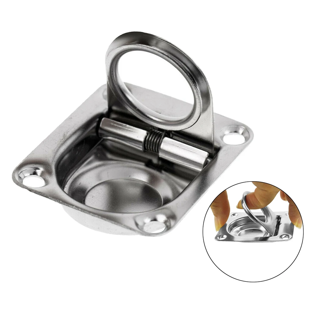

Boat Handle, 1pc Stainless Handle Pull Lift Boat Marine Yacht Hardware