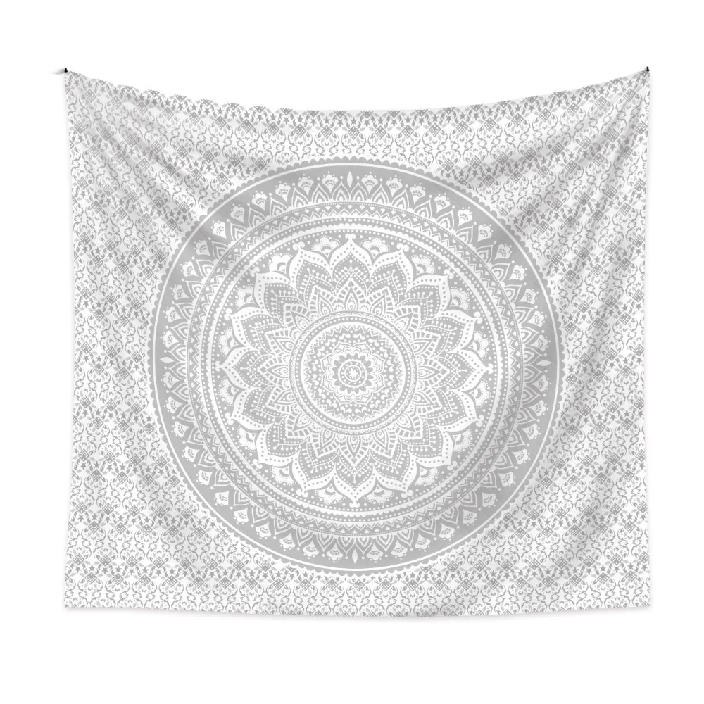 Богемный гобелен фоновая ткань Настенная искусственная мандала декоративная [L] -