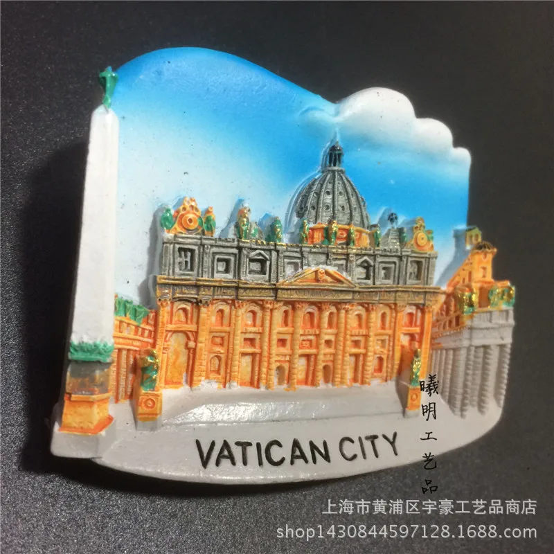 Римский город китайский Ватикан сувениры магниты на холодильник