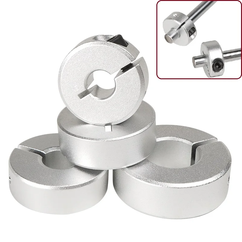 

RAMPS 20PC Optical Axis Fixing Ring Smooth Rod Fixed Limited Ring Fixing Aluminum Clamp Shaft Sleeve with Screw Nut Diameter 8mm