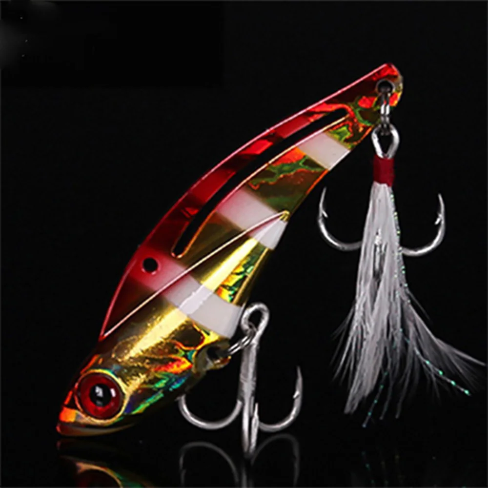 10 г/14 г/20 г/25 г VIB твердая приманка с шариками и тройными крючками Vib Crankbait Fish воблер