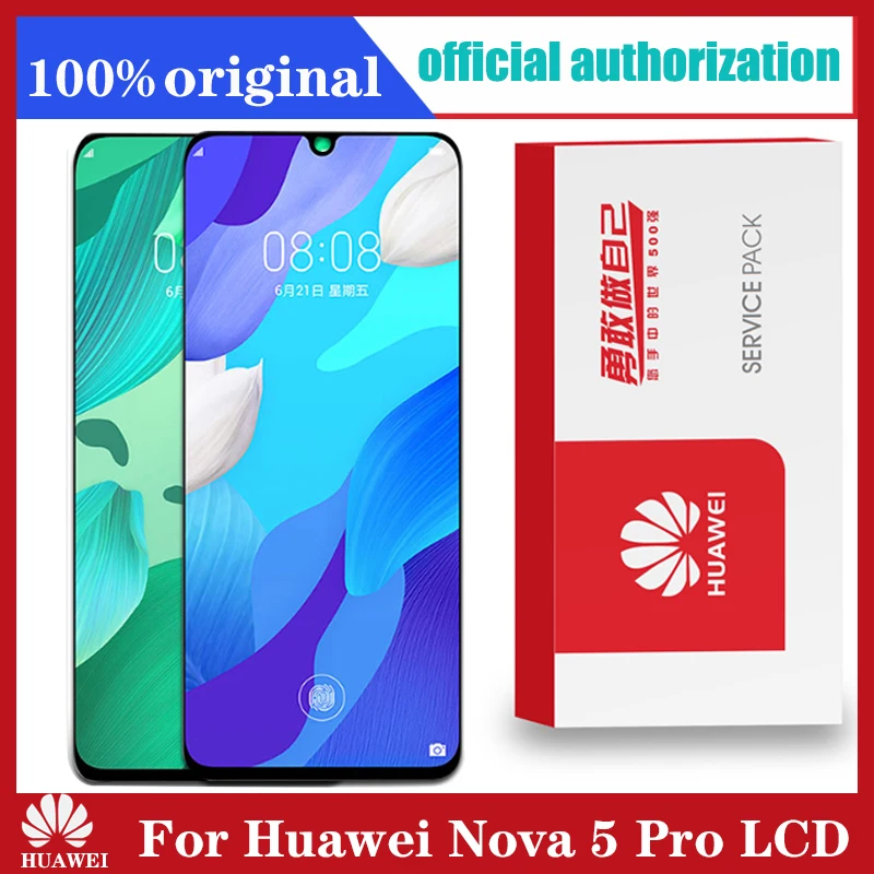 Оригинальный сменный дисплей 6 39 дюйма для Huawei Nova 5 ЖК с сенсорным экраном
