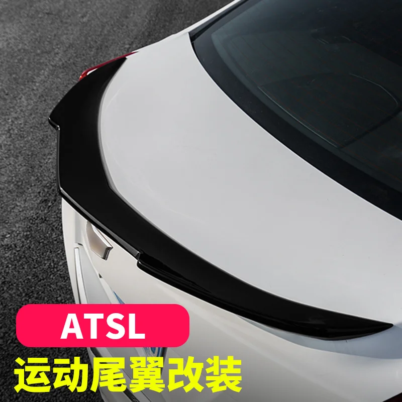 

Suitable For Cadillac Atsl Modified Atsv Decorative Blade Top Wing Abs Non Perforated Baking Paint Tail