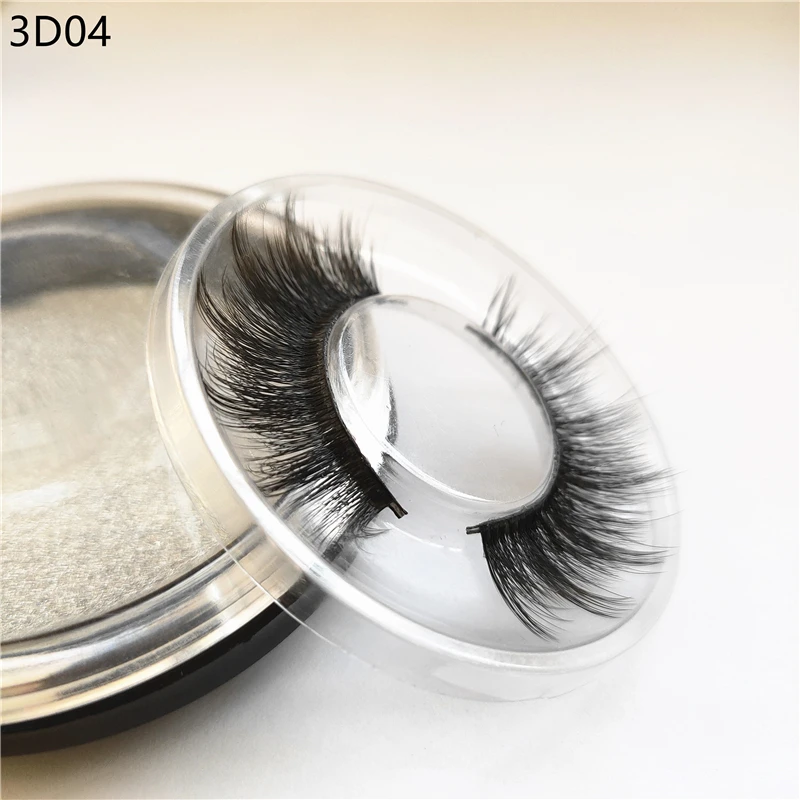 

100% handmade natural thick Eye lashes wispy makeup extention tools 3D Faux mink hair volume soft false eyelashes