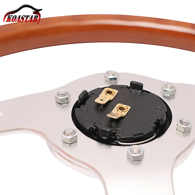 Гоночный автомобиль 380 мм 15 &quotклассическое деревянное рулевое колесо