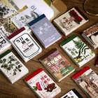 Гриб принт с бабочками, цветочный фон Материал Бумага мусор Журнал Планировщик для скрапбукинга альбом Винтаж декоративные поделки Сделай Сам Бумага