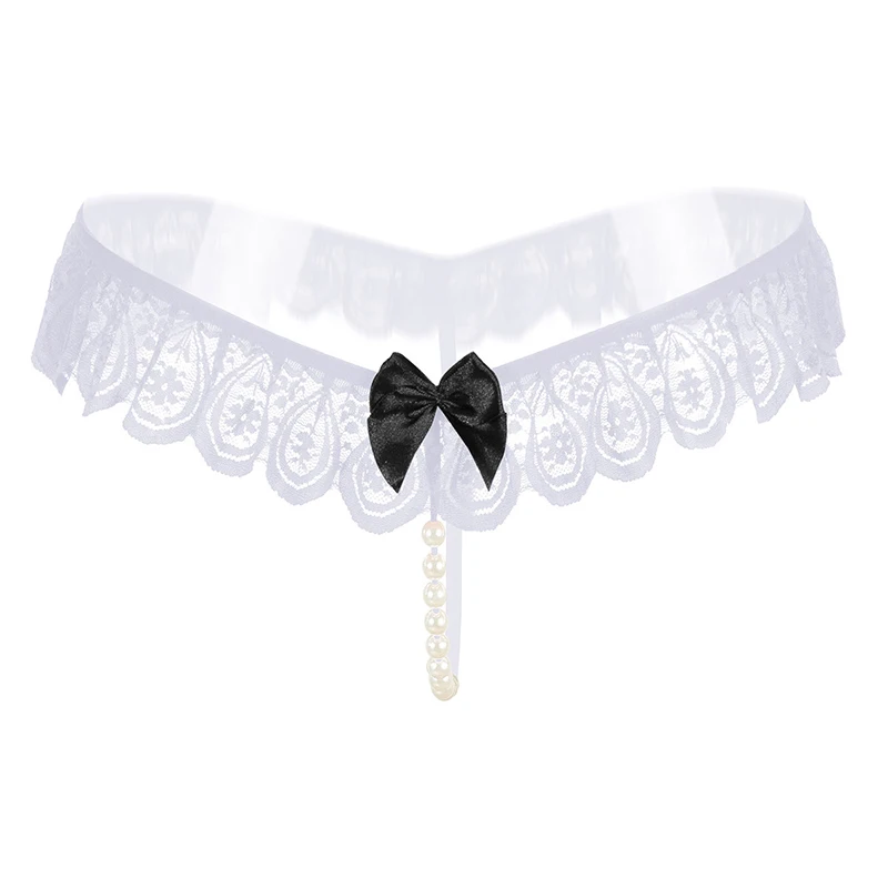 YS1090-White Lurehooker, женские стринги, трусы, трусики, стринги, сексуальное нижнее белье, сексуальные, эротические, открытая промежность, трусики, Прозрачное нижнее белье, с вырезами - Цвет: YS1090-White