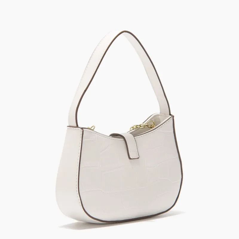 

Ladies Saddle Bag 2021 New Fashion Women Shoulder Chain Bags Luxury Pu Leather Crossbody Messenger Bags Retro Design Armpit Bag