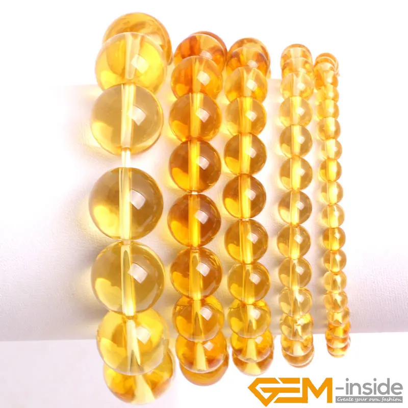 Браслет из натурального камня желтого цитрина браслет сделай сам ювелирные