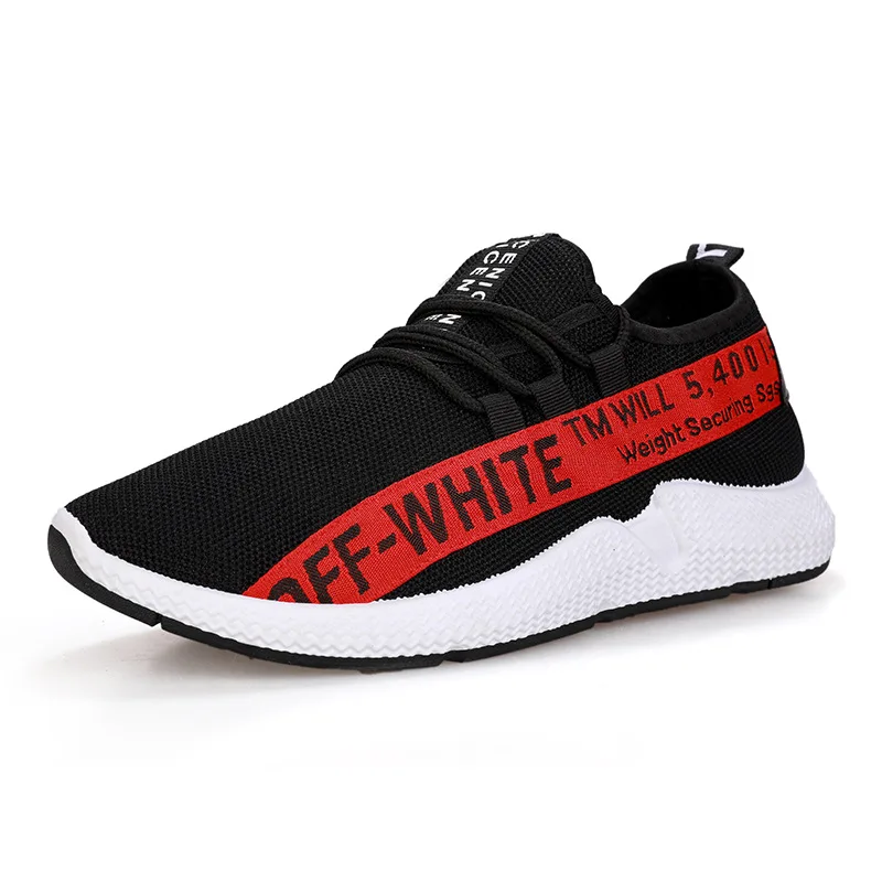 Autumn New Style Men Shoes Fashion Casual Mesh Shoes Stylish Rubber Shoes Sneakers Low Top Breathable Korean-style Running
