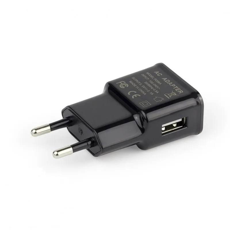 Штепсельная Вилка европейского стандарта 5 в 2 1 А USB выход адаптер зарядного