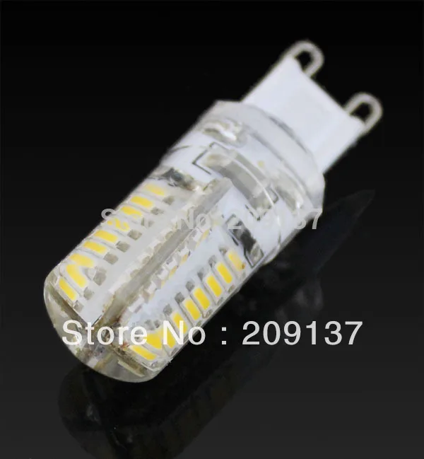 

G9 6W 500LM 64x3014SMD Warm White/Cool white Light Resin LED Corn Bulb 220V-240V