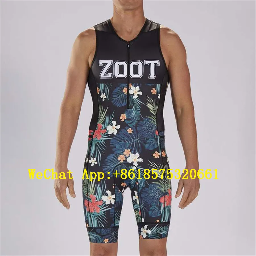 4 ZOOT Pro Team триатлонный костюм для мужчин без рукавов Велоспорт шерстяной облегающий костюм комбинезон Велосипедное трико кожа костюм Ropa ciclismo велосипедный комплект - Цвет: 4