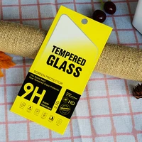 800pcslot 17587mm green universal paper retail package packaging box for cell phone 9h tempered glass screen protector film