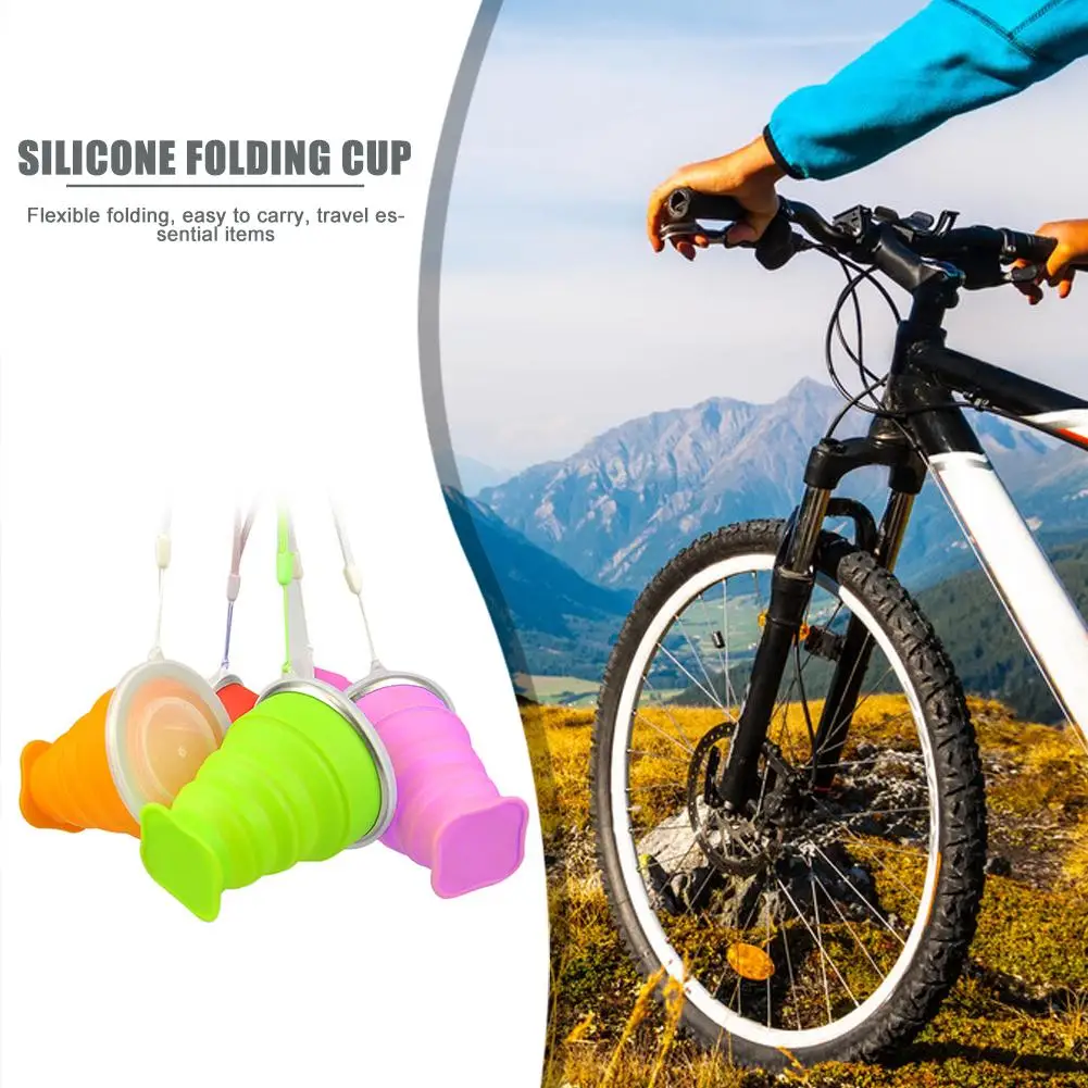 Горячая Распродажа уличные чашки с нежной текстурой выдвижная Питьевая кружка