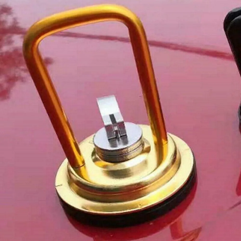 

1 PCS Aluminum Suction Cup Disc And Handle Car SUV Body Sheet Dent Repair Tool Fashionable Gold Paint Treatment