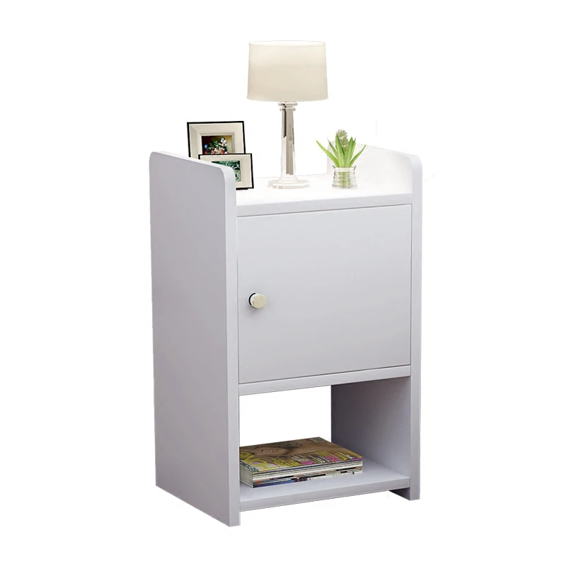 

Contracted And Contemporary Bedroom Bedside Table Receive Mini Storage Cabinet Group Narrow Simple Little Cupboard Wooden Cabine