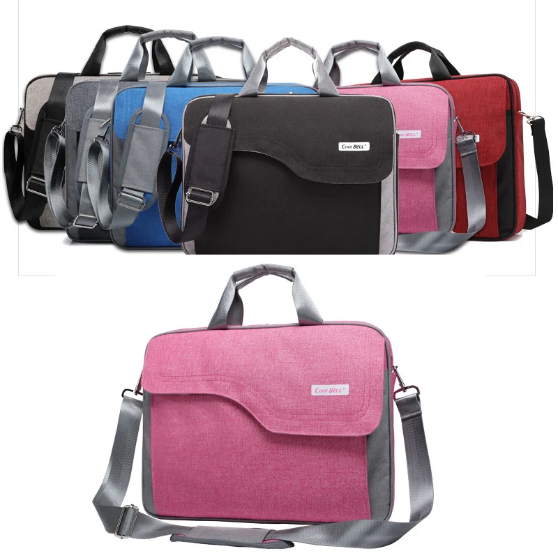 

2021 fashion new shoulder bag female shockproof handbag 15 inch 17 inch laptop bag waterproof messenger business briefcase