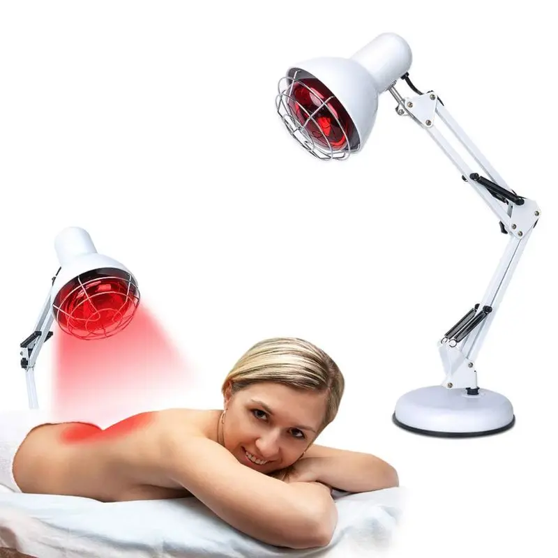 

100W Near Infrared Red Light Therapy Massage Heating Lamp Neck Ache Muscle Joint Back Pain Blood Circulation Personal Body G8TB