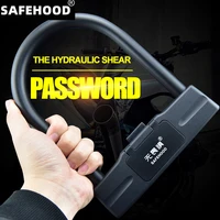 free shipping bicycle u five digit password lock bike lock anti theft secure lockwaterproof motorcycle alarm lock accessories