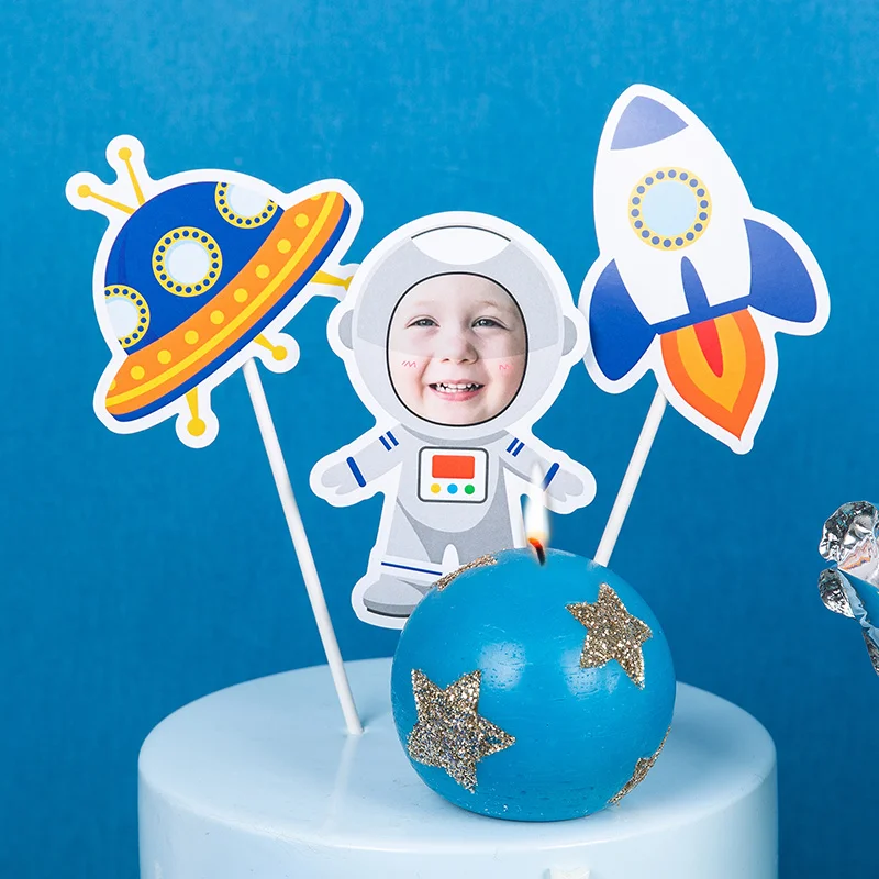 Украшение космонавта на заказ астронавт свеча день рождения планета ракета