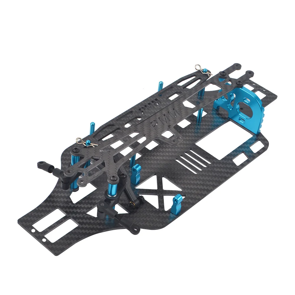 TT-01 Carbon Fiber Chassis Frame Plate Kit for Tamiya TT01/TT01E/TT01D 51001 RC Drift Car Upgrape Parts enlarge